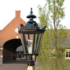 Buitenverlichting Klassiek Landelijk Losse lantaarnkap K13+ met kronen - 52 cm