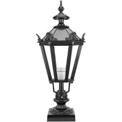 Garden lantern on pedestal Leveroy - 62 cm