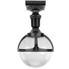 Plafonnier boule verre clair Delfgauw - 45 cm