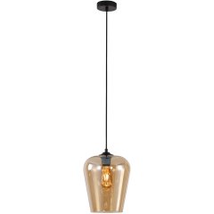 Hanging lamp design gold glass Alghero - Ø 23 cm