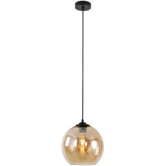 Bollamp plafond amber glas Laterina - Ø 25 cm