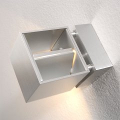 Wall lamp up down aluminium Acuto - 6.8 cm