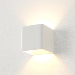 Wall lamp led up down white Carré - 10 cm