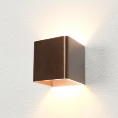 Wandlampe led up down bronze Carré - 10 cm