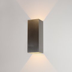 Wall lamp Up Down raw metal Arbus - 15 cm