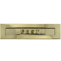 Letter plate Post brass Chagford - 80 mm