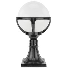 Außenbeleuchtung Klassisch Ländlich Gartenlampe Deurne Opal kugel - 50 cm