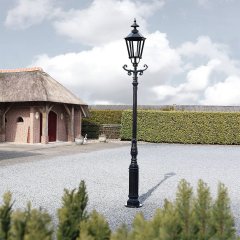 Buitenverlichting Klassiek Landelijk Lantaarnpaal Den Bosch - 315 cm