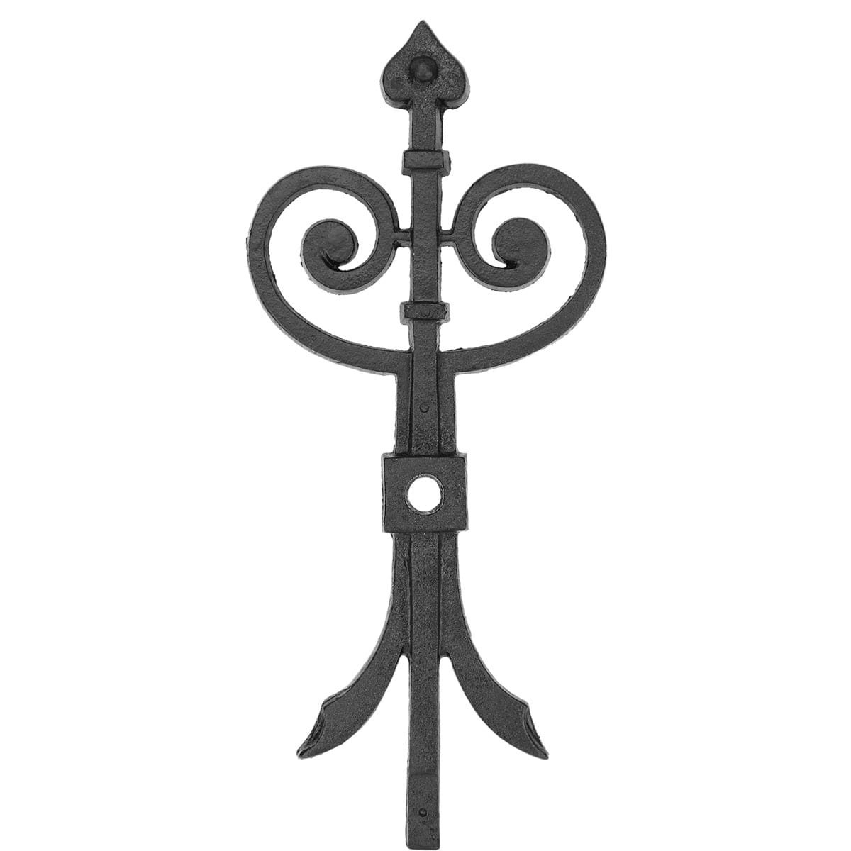 Geveldecoratie Klassiek Landelijk Muuranker ornament gietijzer - 49 cm
