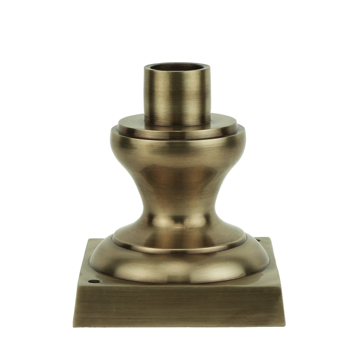 Outdoor Lighting Components Loose lamp pedestal M30BR brass - 13 cm