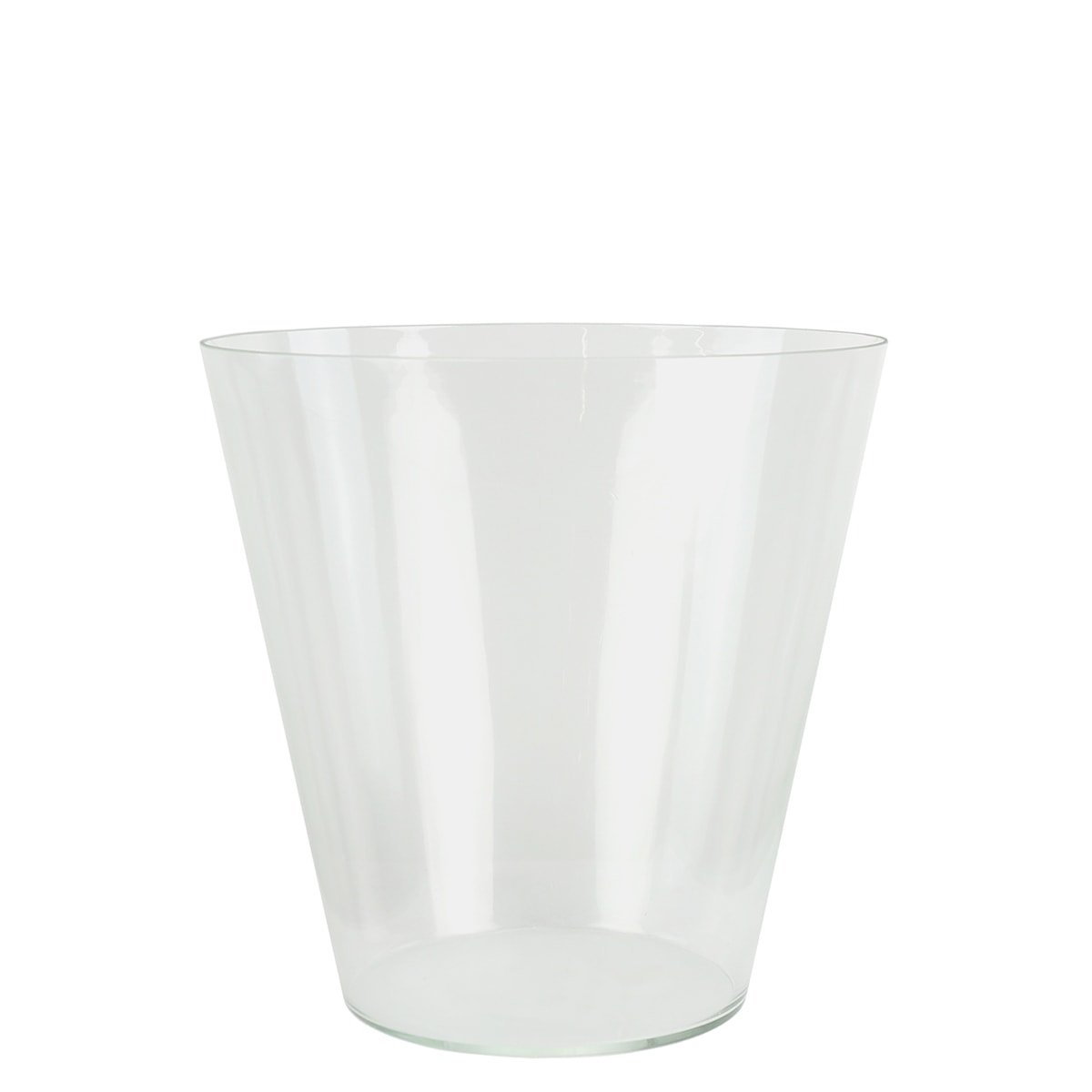 Ægte glas udendørslampe rund K27 - 24 cm