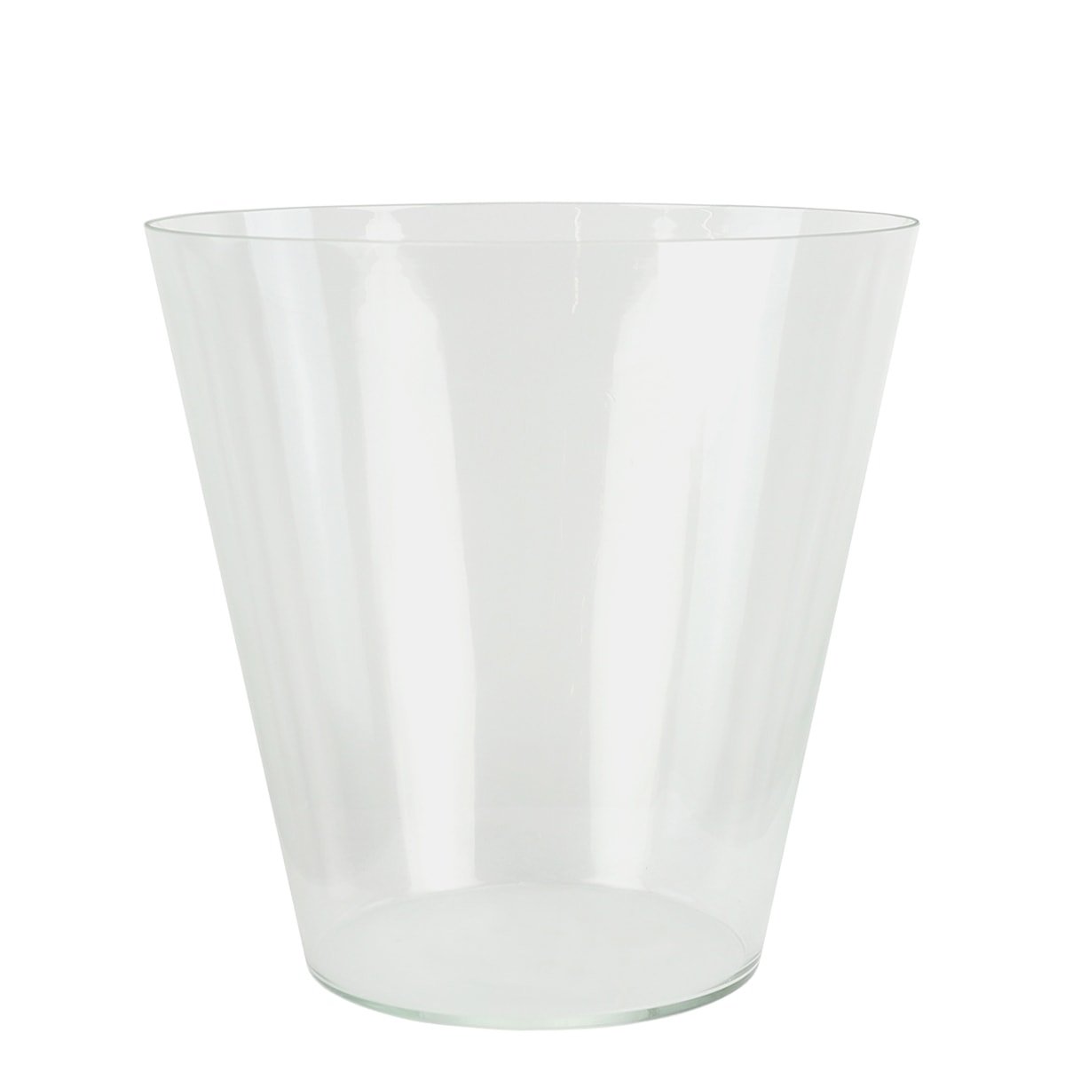 Clear glass lantern round K2670 - 30 cm
