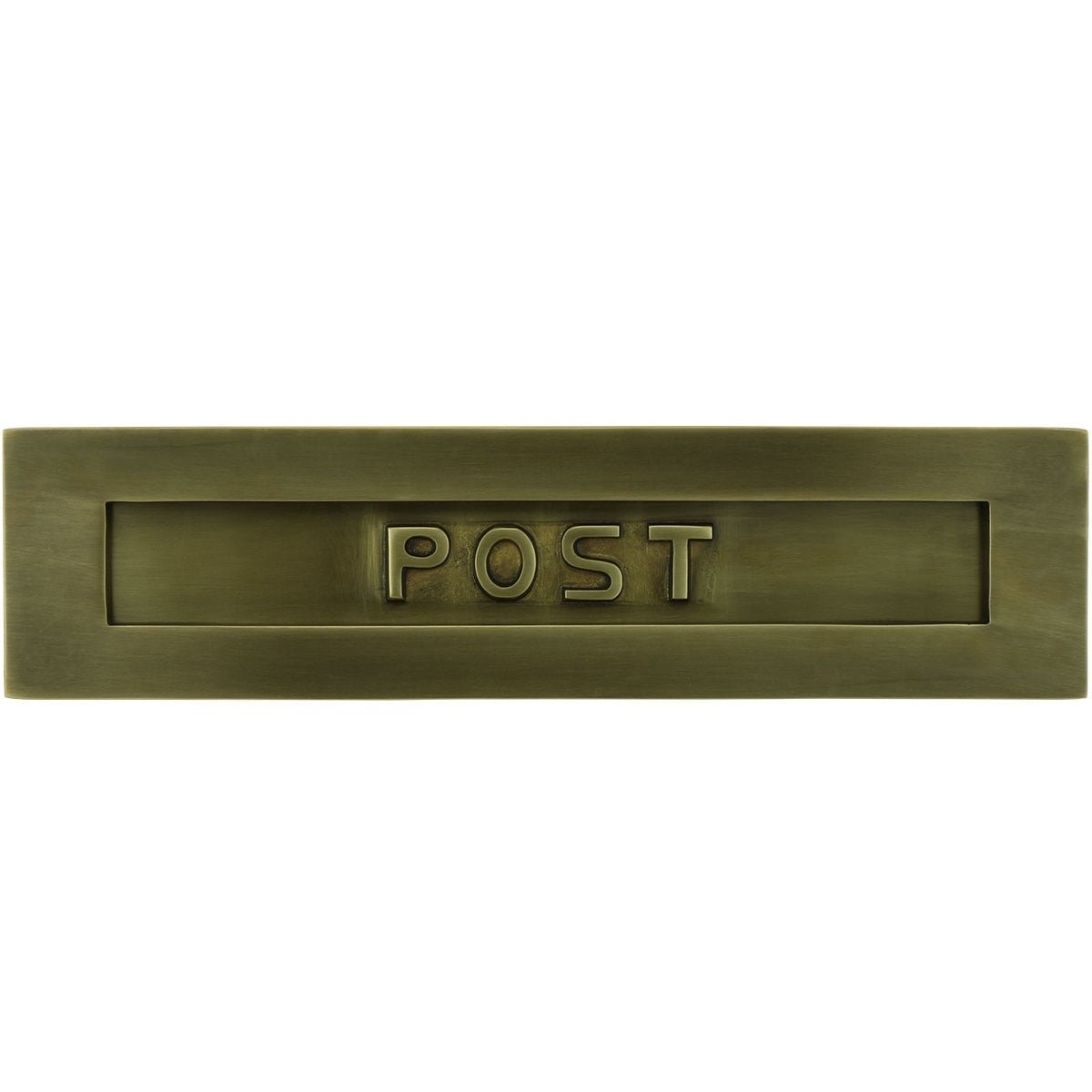 Briefkasten Klassisch Ländlich Briefplatte Post bronze Darlington - 80 mm