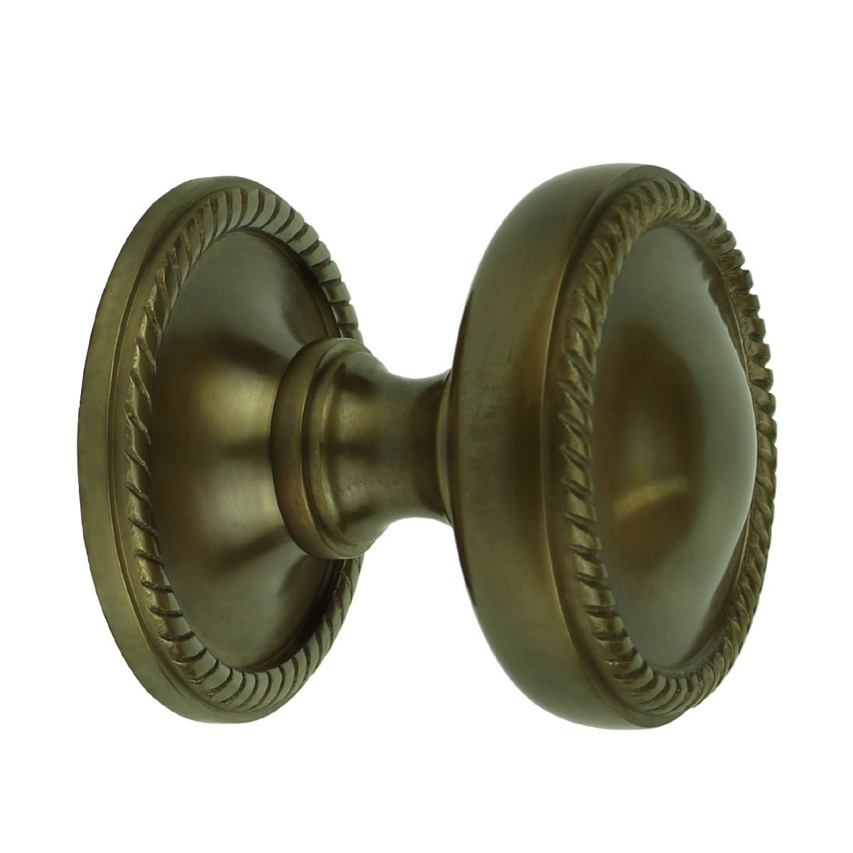 Doorknob fixed bronze Ansbach - Ø 74 mm
