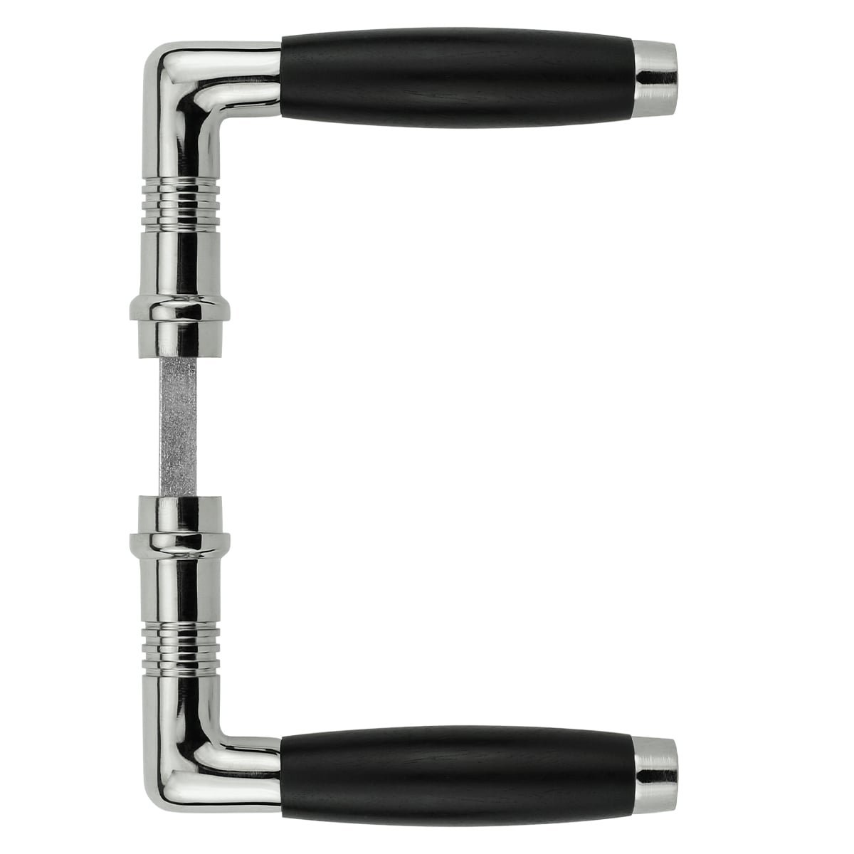 Hardware Door Crutches Door handle nickel black Albstadt - 110 mm