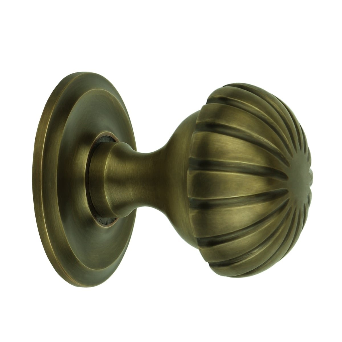 Doorknob with grooves Creuzburg - Ø 52 mm