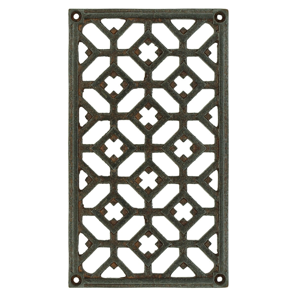 Hardware Grilles & Grates Door lattice square cast iron Bitburg - 160 mm