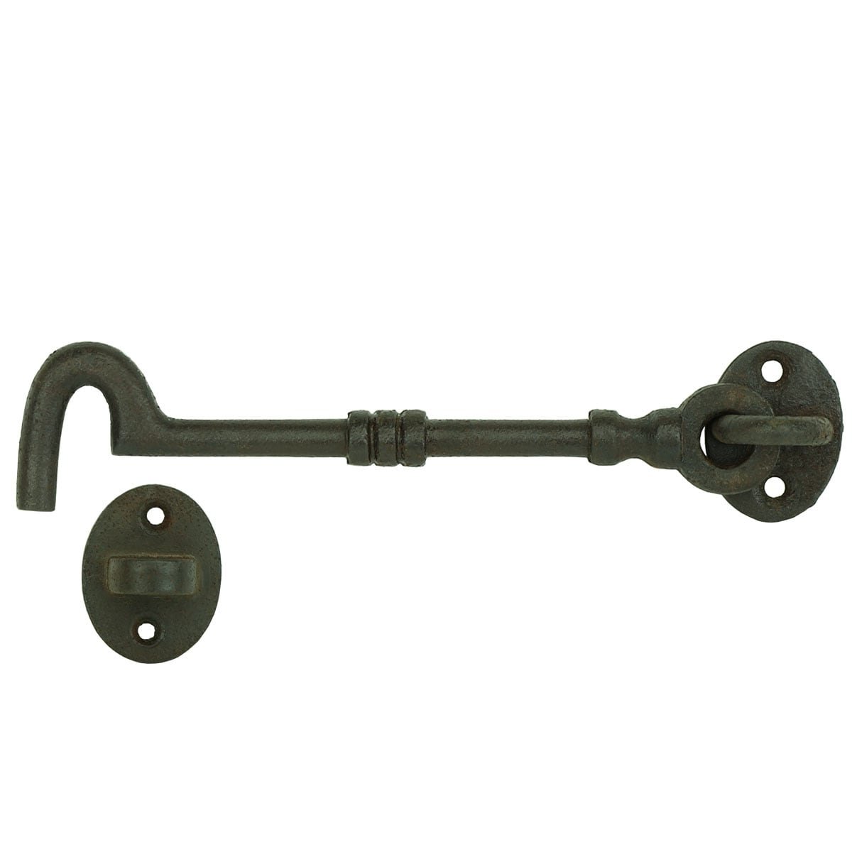 Hook front door old fashioned iron - 150 mm