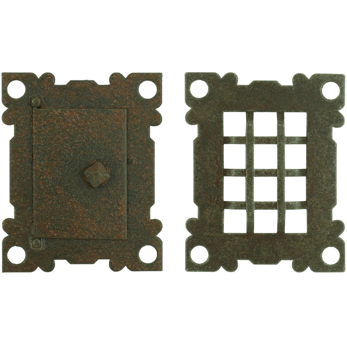 Hardware Door Grilles Door hatch grille iron Kröpelin - 130 mm