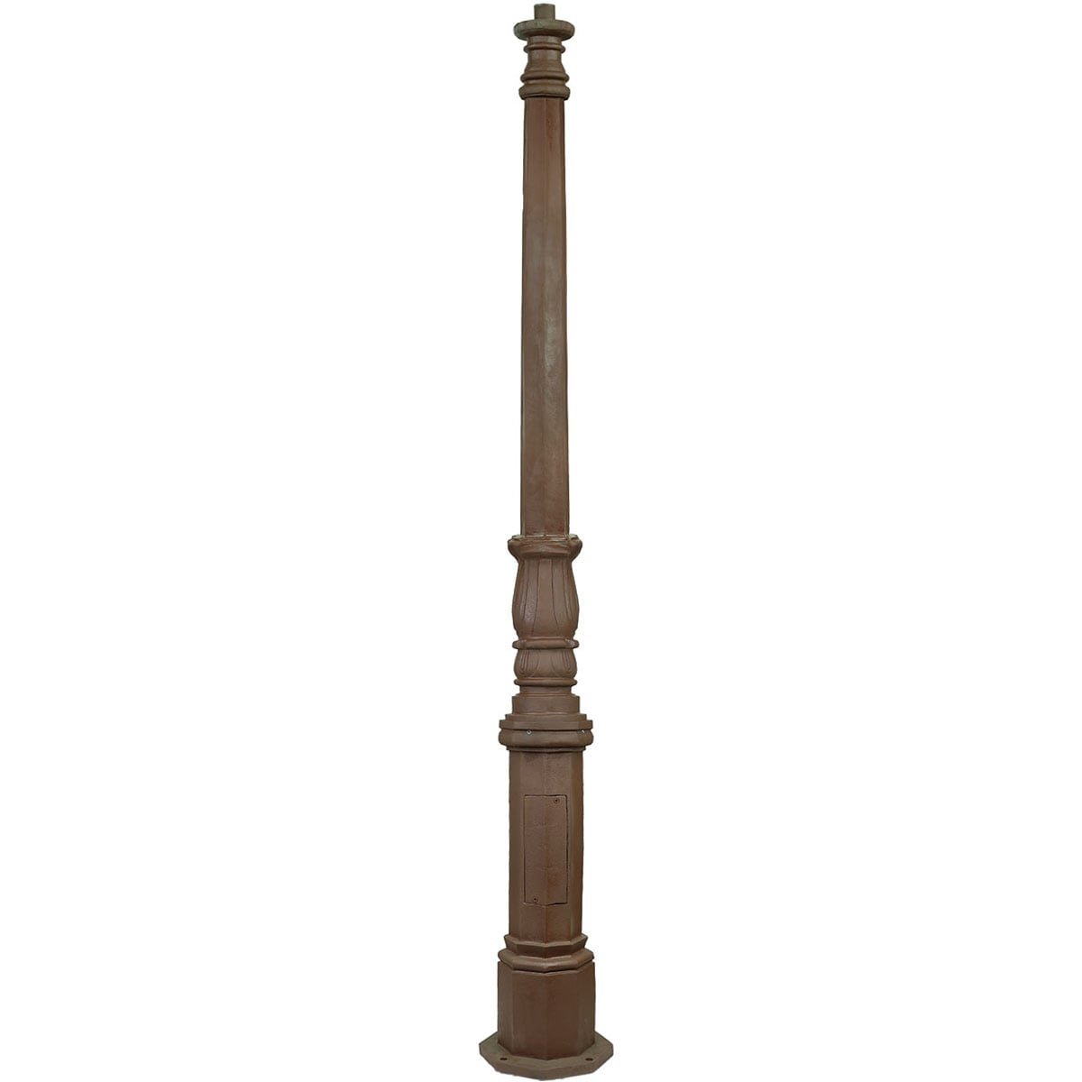 Buitenlampen Klassiek Landelijk Losse lantaarnmast gietijzer M03G - 223 cm