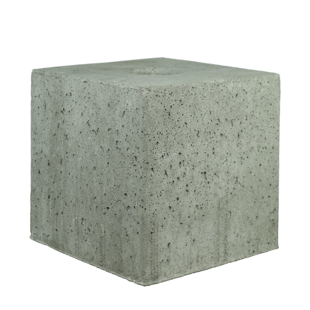 Außenleuchten Fundamenterder Betonzäune quadrat mit loch - 50 kg