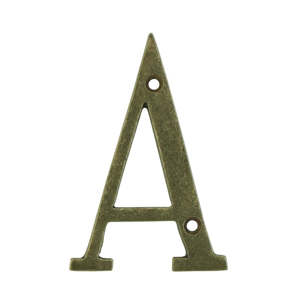 Facade Decoration Numbers & Letters House door letter A old fashion brass - 75 mm