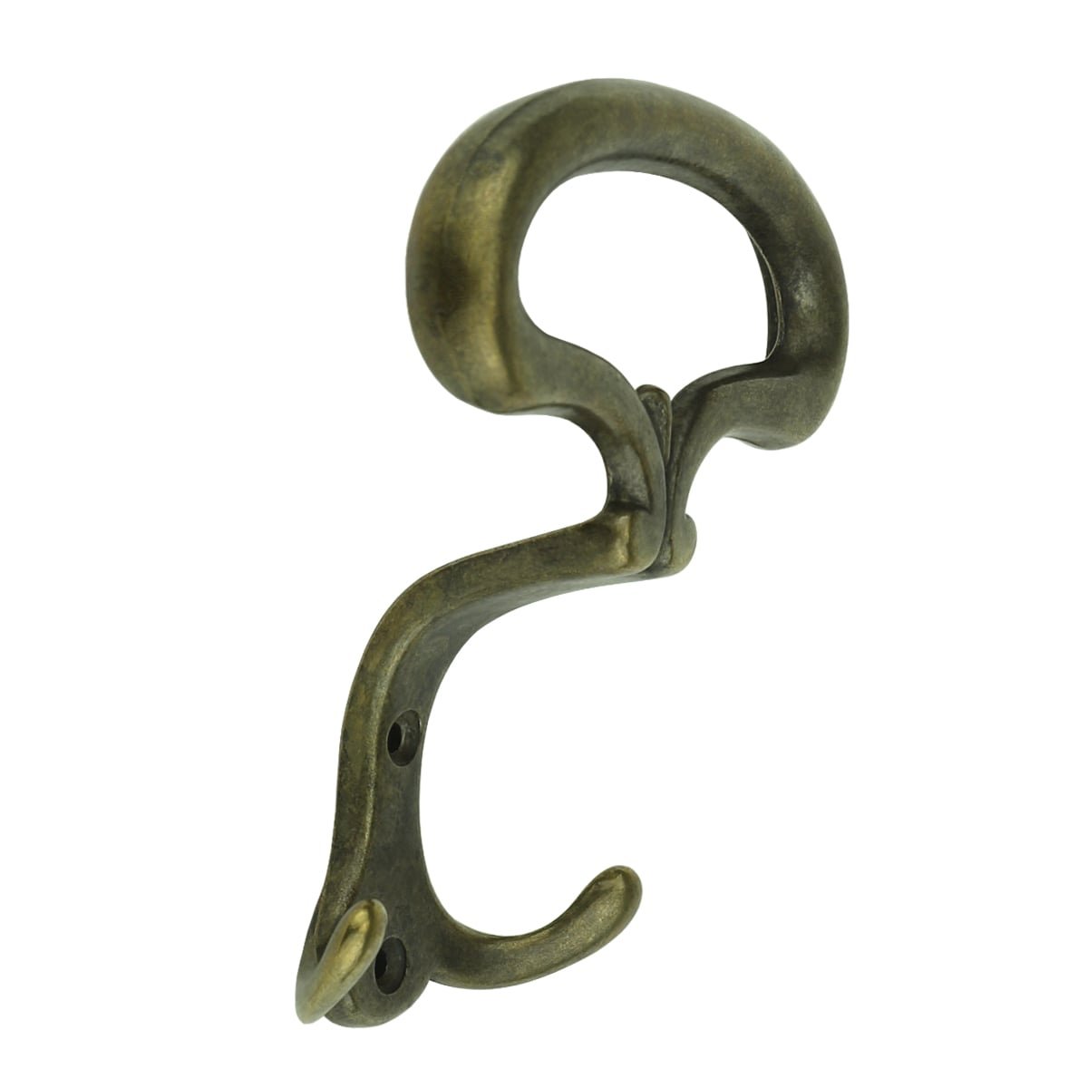 Kapstokhaak met handvat brons Prüm - 130 mm