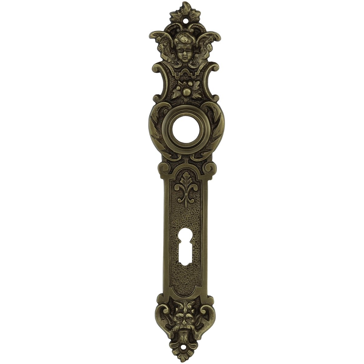 Crank shield bronze keyhole Bretten - 245 mm