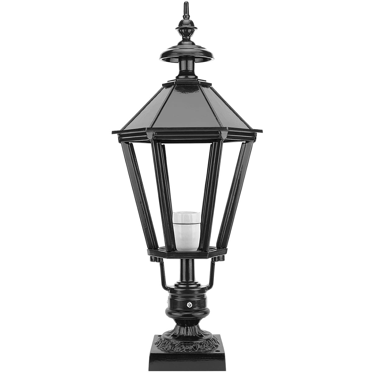 Buitenlampen Antiek Rustiek Vloerlamp buiten op sokkel Kropswolde - 73 cm