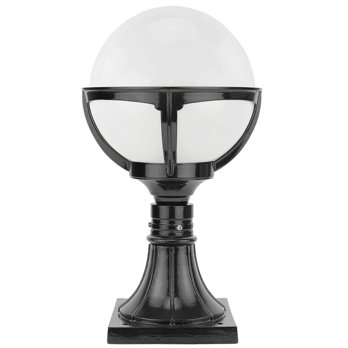 Buitenverlichting Klassiek Landelijk Tuinlamp Deurne Opaal bol - 50 cm