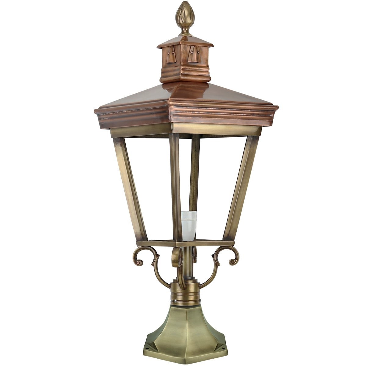 Outdoor lighting Classic Rural Garden lamp Sittard bronze - 72 cm