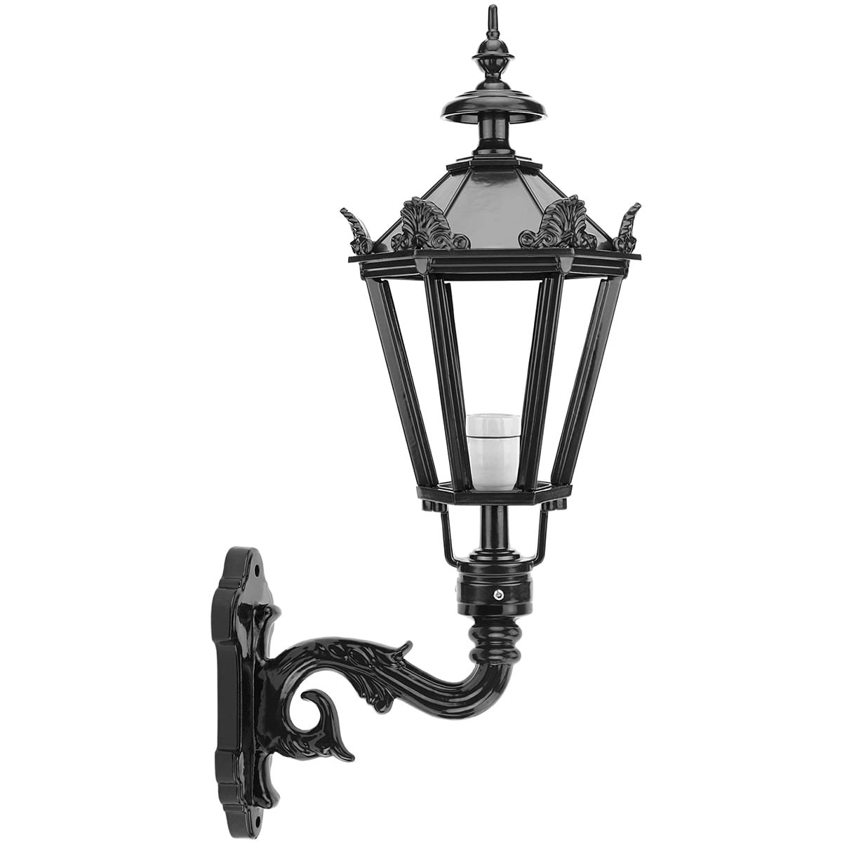 Wandlamp Delft met kronen M - 70 cm