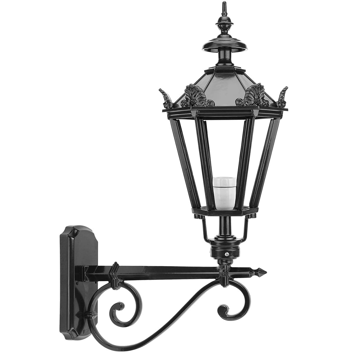 Outdoor Lighting Classic Rural Facade Lamp Reusel with crowns - 83 cm