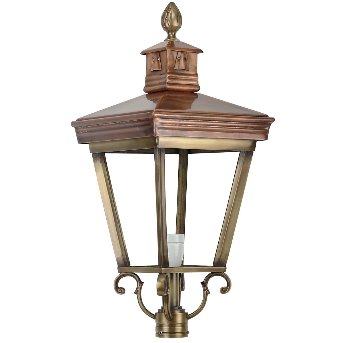 Außenbeleuchtung Klassisch Ländlich Einzelne lampenschirm bronze K21 - 95 cm