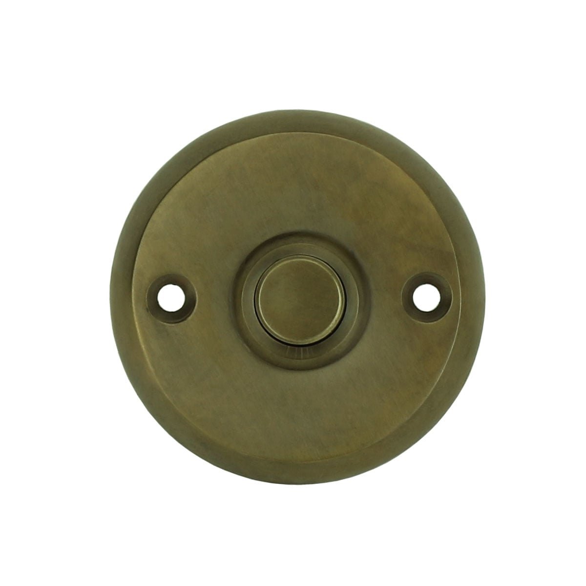 Hardware Doorbells Doorbell round old brass Ohrdruf - Ø 50 mm