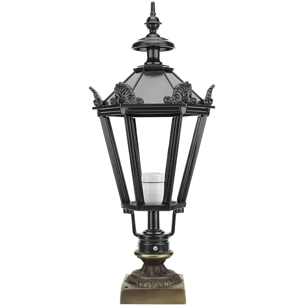 Udendørslampe rustik Agelo bronze - 73 cm