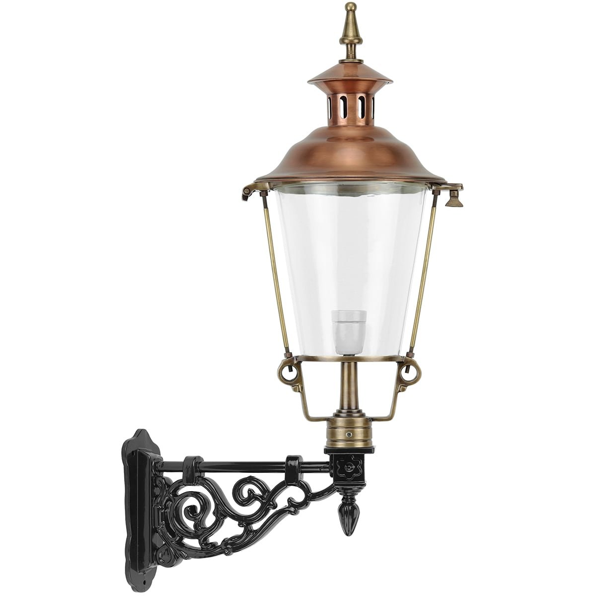 Outdoor Lighting Copper Lamps Lantern wall Aartswoud bronze L - 95 cm