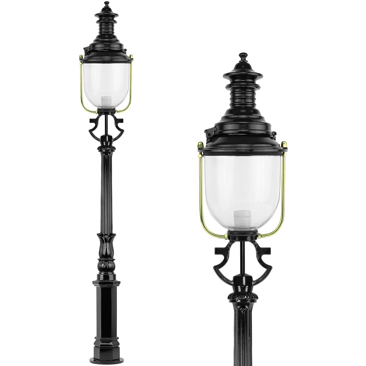 Outdoor Lighting Classic Rural Outdoor lantern pole Biezenmortel - 215 cm