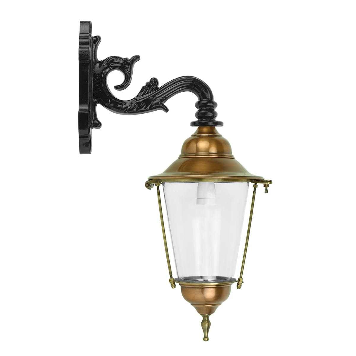 Outdoor Lighting Classic Rural Wall lamp lantern Aagtdorp copper - 55 cm
