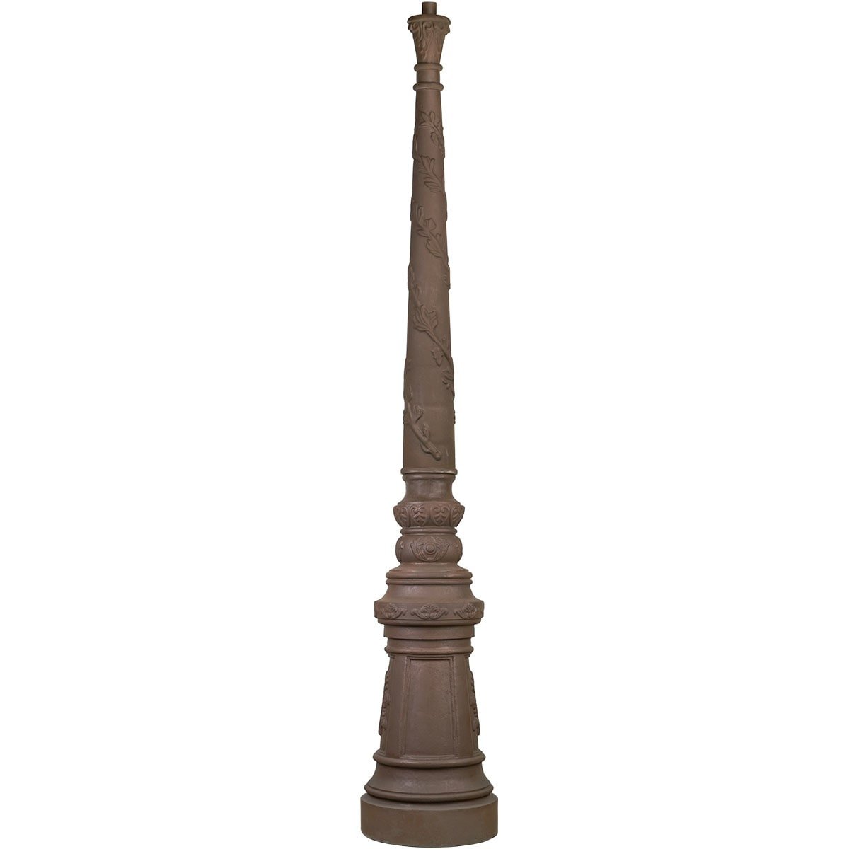 Outdoor Lighting Components Loose lantern pole cast iron M01 - 240 cm
