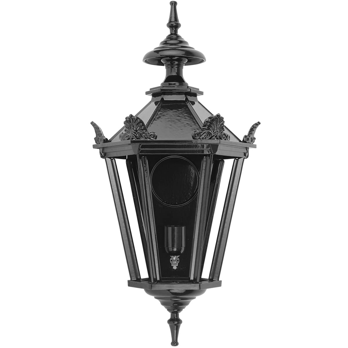 Buitenverlichting Klassiek Landelijk Muurlamp Zwolle met kronen L - 64 cm