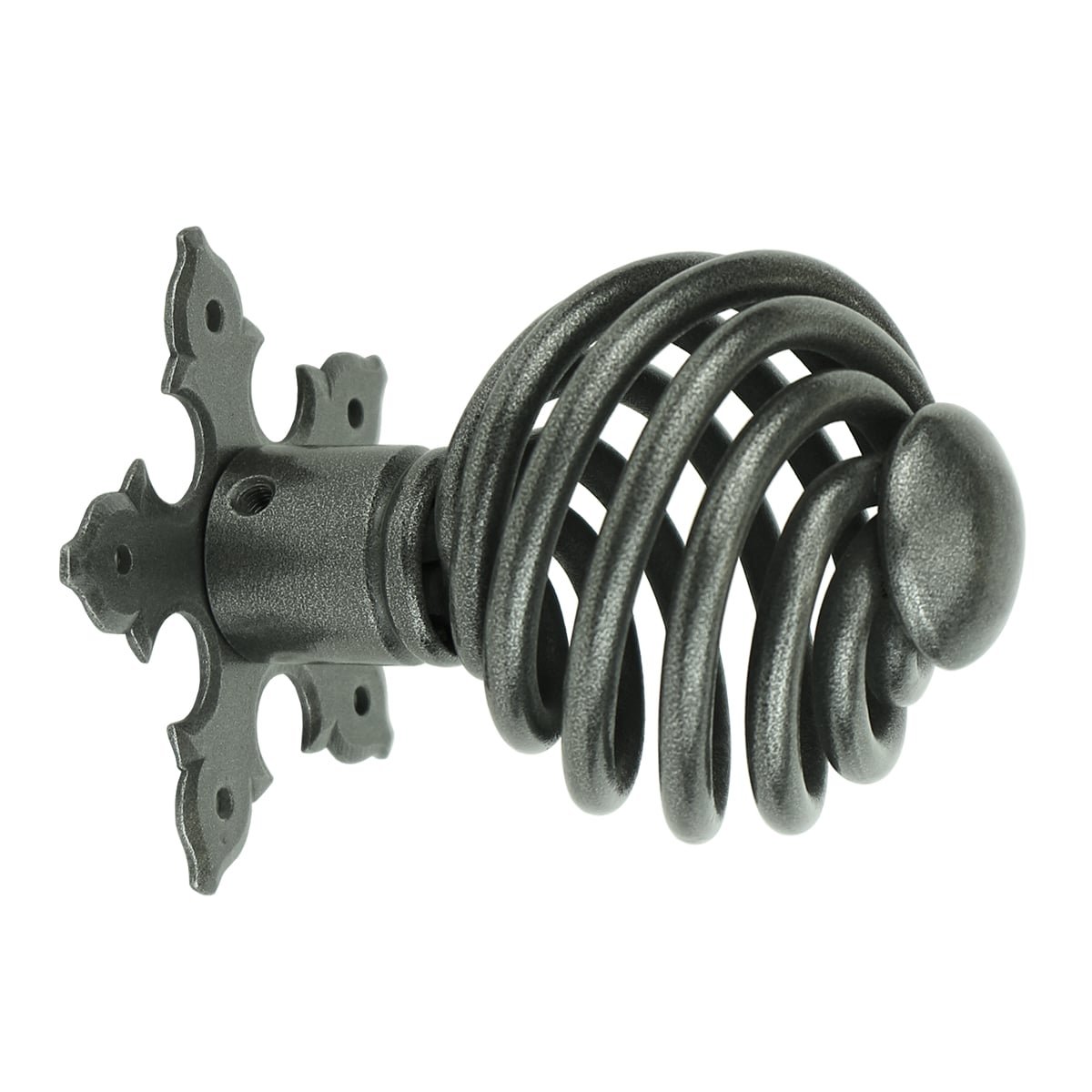 Hardware Doorknobs Doorknob twisted iron Schraplau - Ø 70 mm