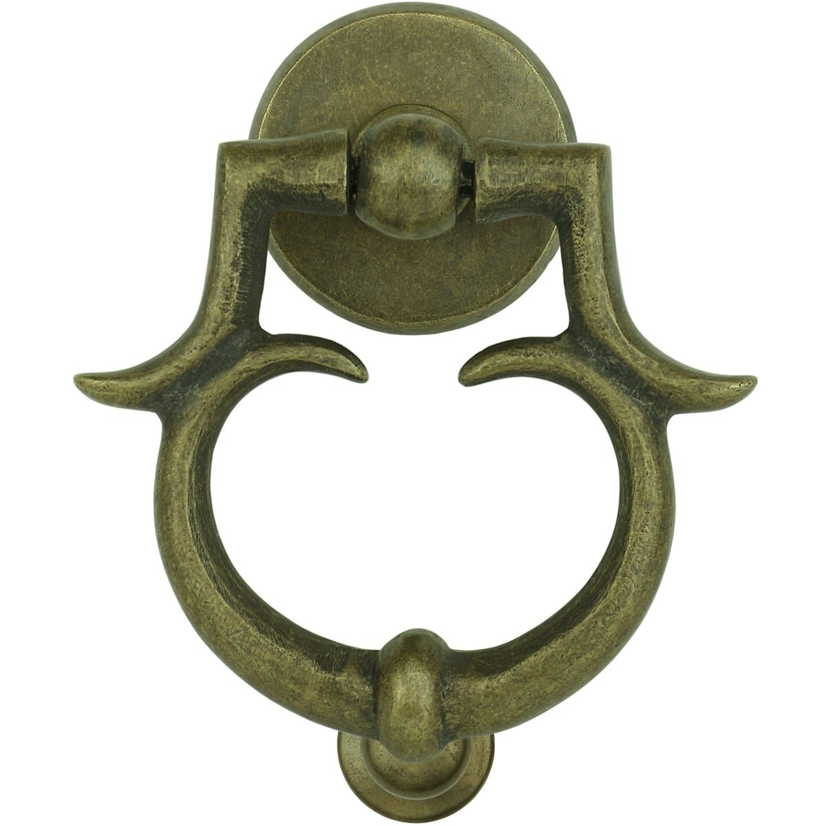 Door knocker antique brass Böhlen - 140 mm