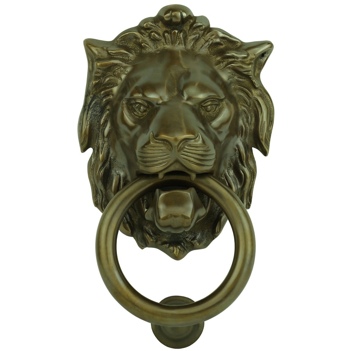 Heurtoir de porte lion bronze Koblenz - 170 mm