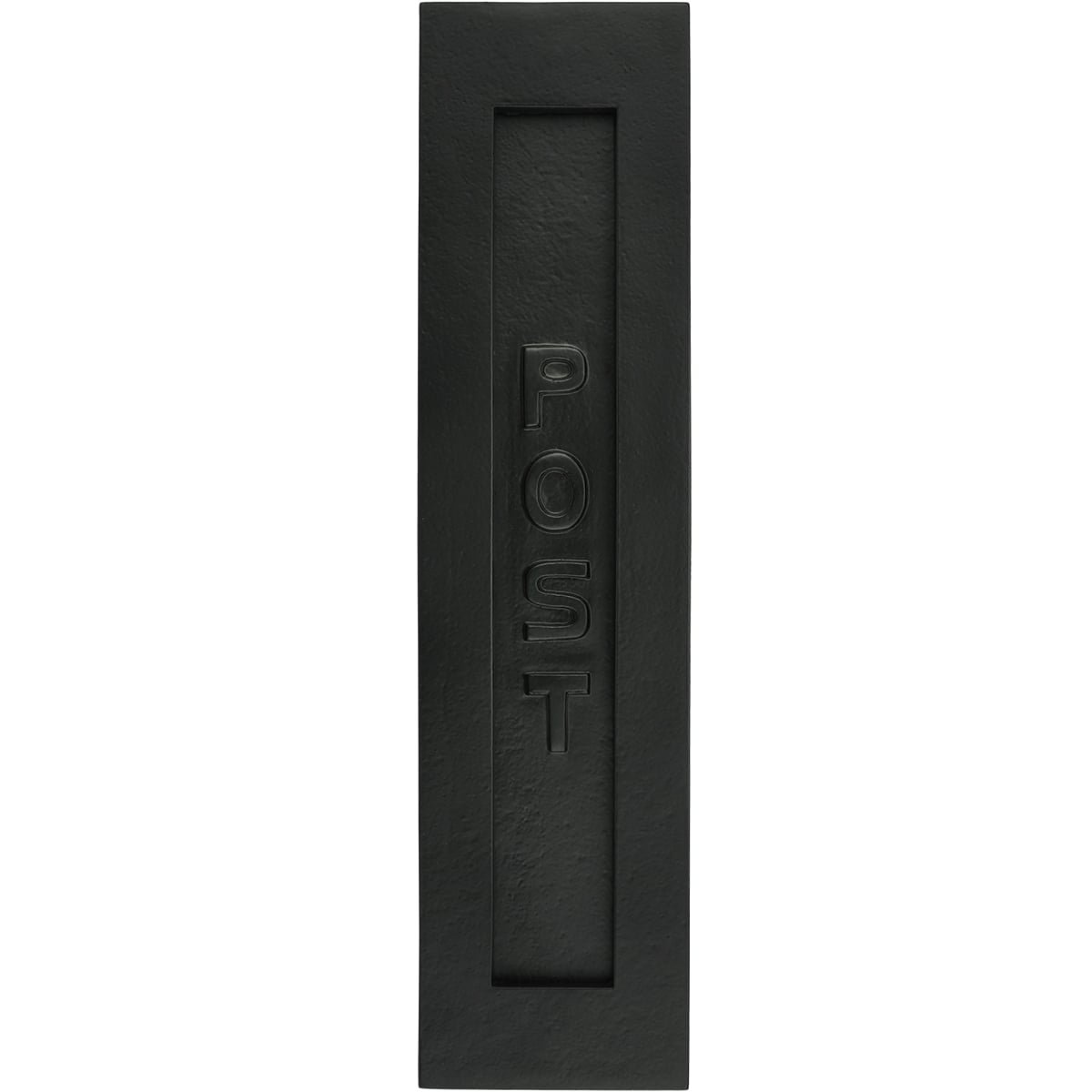 Letter flap Post black iron Worthing - 325 mm