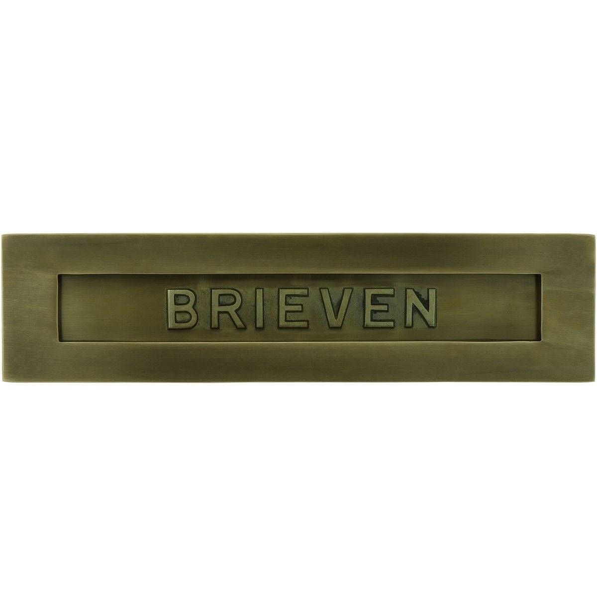 Brevplade brieven bronze Wickford - 80 mm