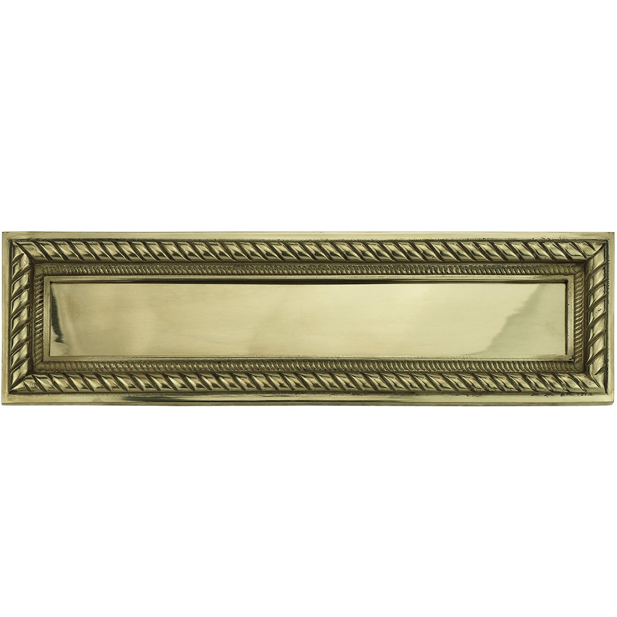Mailboxes Rural Post flap with wreath bronze Kempston - 90 mm
