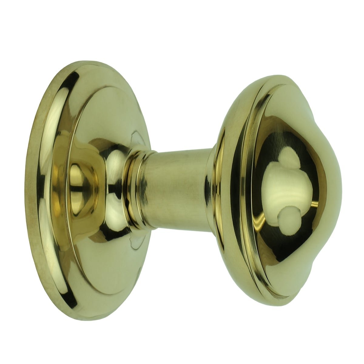 Doorknob polished brass Arnis - Ø 72 mm
