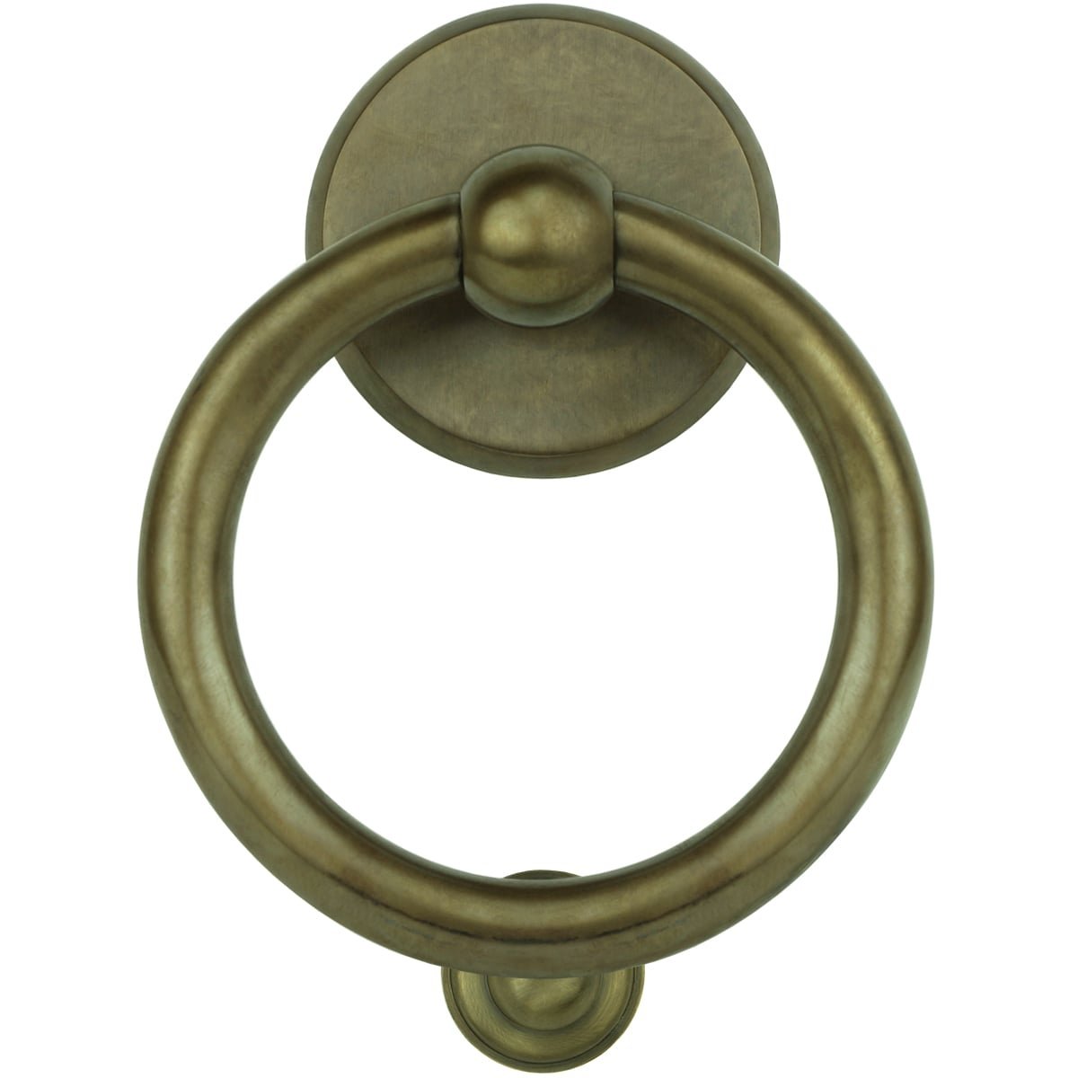 Deurbeslag Deurkloppers Ring klopper landelijk brons Gröditz - 160 mm