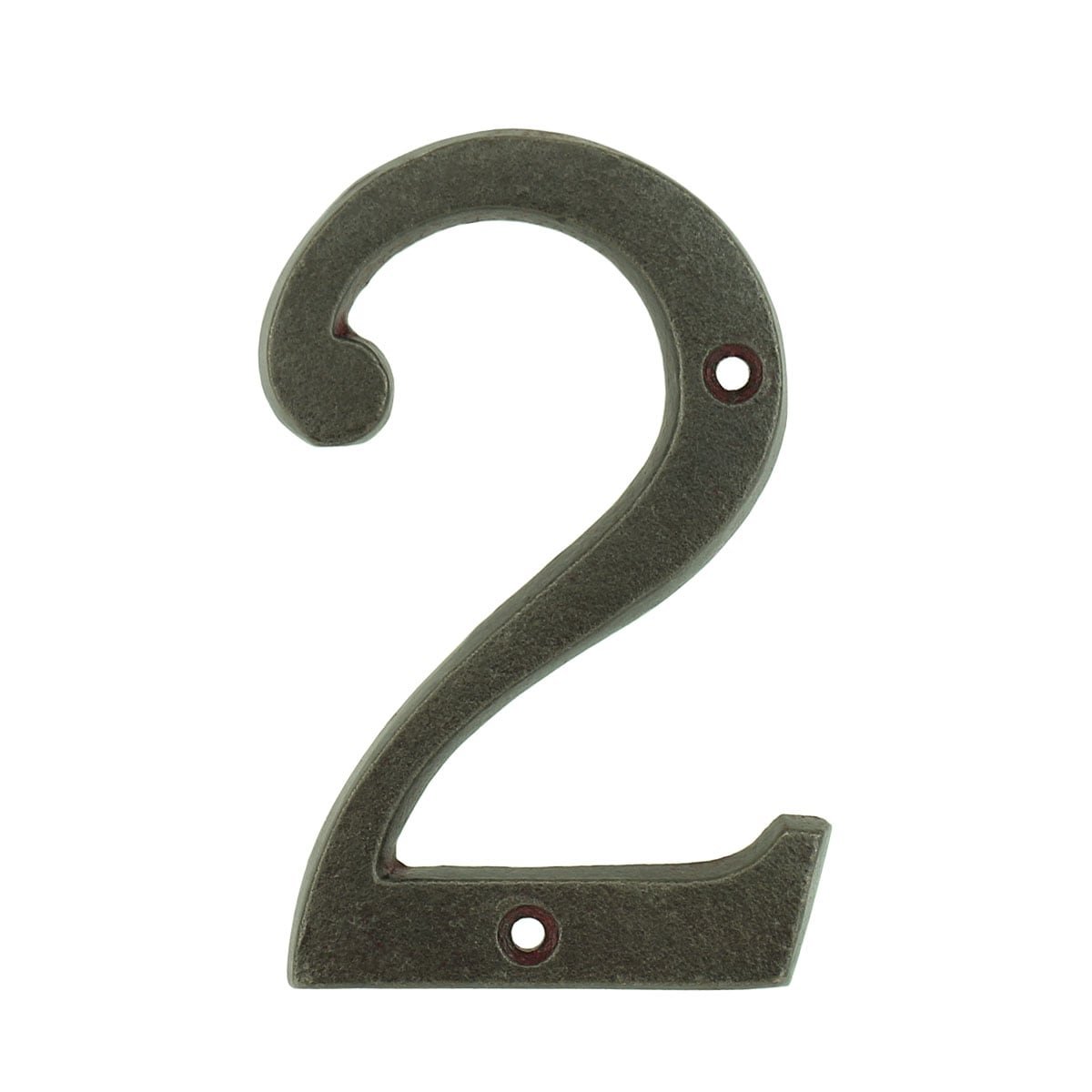 Facade Decoration Numbers & Letters House number 2 two classic metal - 98 mm